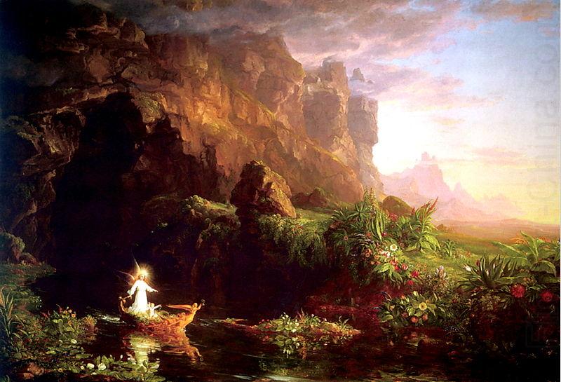 Thomas Cole The Voyage of Life Childhood china oil painting image